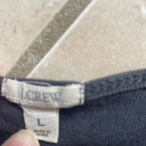 J Crew L tank top charcoal - Picture 3 of 8